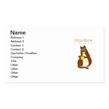 Brew de Deja Tarjetas De Visita
