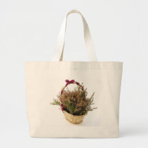 Brezo en cesta bolsas de mano