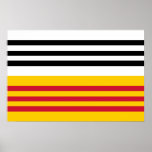 Bribón Zand de Op. Sys., bandera holandesa Poster