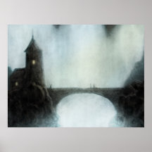 bridgefalls que encuentran el poster del paisaje d