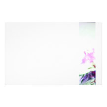Briefpapier paper flower power blumen floral edel bedrucktes büropapier