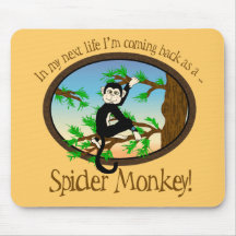 Bright_Spider_Monkey Mousepad Alfombrilla De Raton