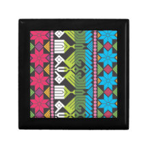 Brillante y floral grandes cajas de joyas