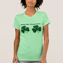 ¡Brílleme los tréboles! Camisa camisetas