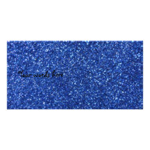Brillo azul tarjetas fotográficas 