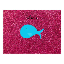 Brillo conocido personalizado del rosa de la balle tarjeta postal