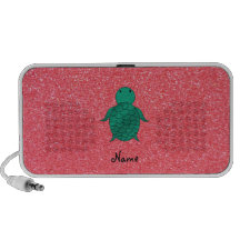 Brillo conocido personalizado del rosa de la tortu PC altavoces