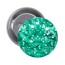 Brillo de las chispas del jade y botón de las estr
