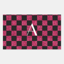 Brillo de las rosas fuertes y del negro del monogr rectangular altavoces
