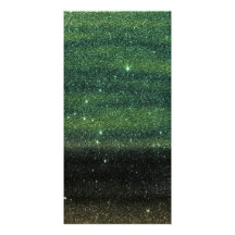 Brillo de moda verde y negro de la pendiente tarjetas fotograficas personalizadas