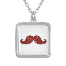 BRILLO IMPRESO BIGOTE ROJO DIVERTIDO GRIMPOLAS PERSONALIZADAS