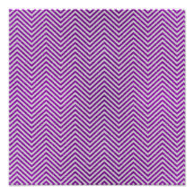 Brillo púrpura y blanco del zigzag impresion fotografica