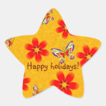 ¡Brisa del verano! Calcomanía Forma De Estrella Personalizadas