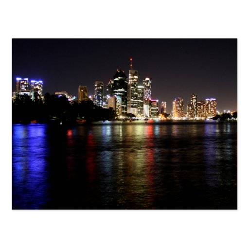 Brisbane en la postal de la noche