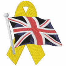 Británico - apoye a nuestras tropas chaqueta