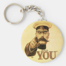 Británico le quieren, kitchener del señor llaveros personalizados
