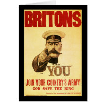 Británico le quieren, kitchener del señor felicitacion 
