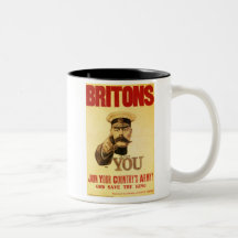 Británico le quieren, kitchener del señor tazas de café