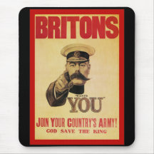 Británico: ¡Únase a al ejército de su país! Alfombrillas De Ratón