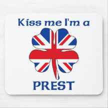 Británicos personalizados me besan que soy Prest Tapete De Raton