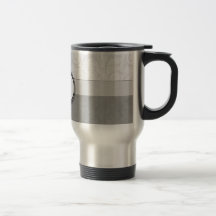 Briznas florales y rayas de la nieve de plata con  tazas