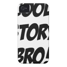 bro fresco black.png de la historia iPhone 4 Case-Mate carcasas
