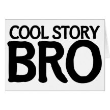 Bro fresco de la historia felicitación