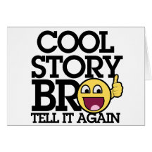Bro fresco de la historia tarjetas