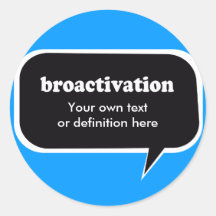 BROACTIVATION PEGATINA