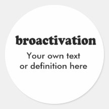 BROACTIVATION PEGATINAS  
