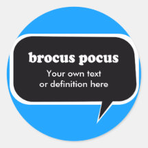 BROCUS POCUS ETIQUETA