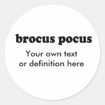BROCUS POCUS PEGATINA