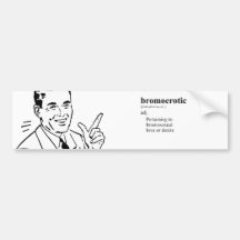 BROMOEROTIC PEGATINA DE PARACHOQUE