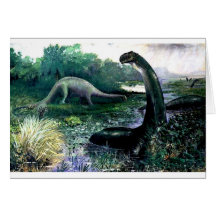 brontosaurus tarjetón