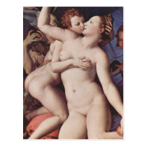 Bronzino - alegoría del amor tarjetas postales