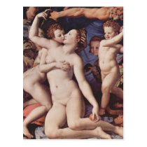 Bronzino - alegoría del amor tarjetas postales