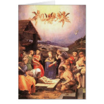 Bronzino - la adoración de los pastores tarjetas