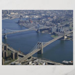 Brooklyn y Manhattan del aire, Nueva York, los E.E Flyer A Todo Color