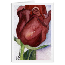 Brote color de rosa Notecard Felicitaciones