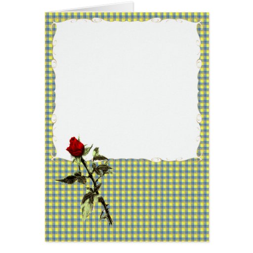 Brote del rosa rojo dibujado a lápiz tarjetón de Zazzle.es