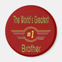 Brother más grande del mundo imanes de nevera
