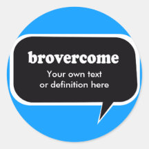 BROVERCOME PEGATINA