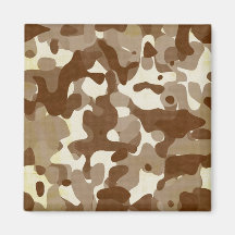 Brown Camo IPod, casos de Ipad y regalos Imán De Frigorifico