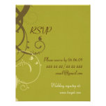 BROWN/OLIVE RSVP PARA CASAR la invitación