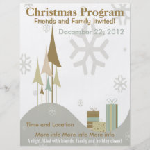 Brown y aviador retro del programa del navidad del tarjetas publicitarias