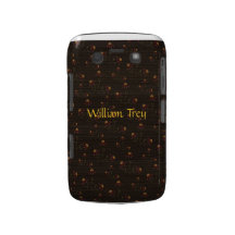Brown y caja floral de Blackberry del marrón Blackberry Bold Cárcasas