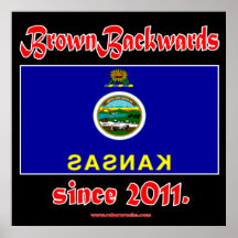 BrownBackwards Posters