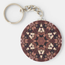 BrownStar Mandala Schlüsselanhänger