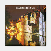 BRUGGES BÉLGICA IMÁN PARA FRIGORÍFICO