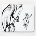 Bruja Mousepad del vuelo Alfombrillas De Ratón